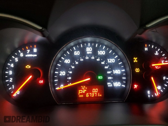 2014 Kia Sorento LX with VIN 5XYKTDA74EG462467, listed as a Copart auction lot 50871645 with 67,371 mi miles and Salvage Title. Bid and sale history available at carsss.com. Image 9.