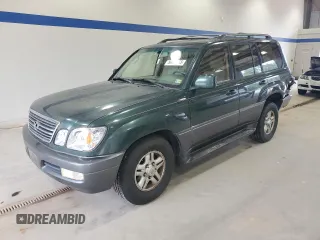 1998 Lexus LX 470 z VIN JT6HT00W3W0020189, wystawiony jako Copart lot #58403465 z przebiegiem 296 498 mil mil oraz Czysty tytuł • Clean title. Historia ofert i sprzedaży dostępna na DreamBid. Obrazek 1.