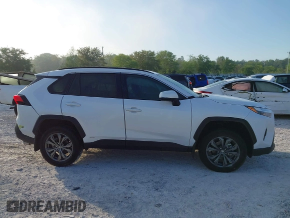 2024 Toyota RAV4 Hybrid XLE Premium with VIN 4T3B6RFV0RU151797, listed as a IAAI auction lot 42050155 with 9,659 mi miles. Bid and sale history available at carsss.com. Image 13.