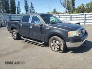 2005 Ford F-150 XLT with VIN 1FTRW12WX5KD67643, listed as a Copart auction lot 48332695 with 254,546 mi miles and Salvage Title. Bid and sale history available at carsss.com. Image 4.