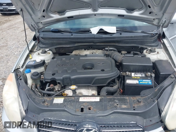 2008 Hyundai Accent GLS with VIN KMHCN46CX8U191823, listed as a IAAI auction lot 42270245 with 242,852 mi miles and . Bid and sale history available at DreamBid. Image 9.