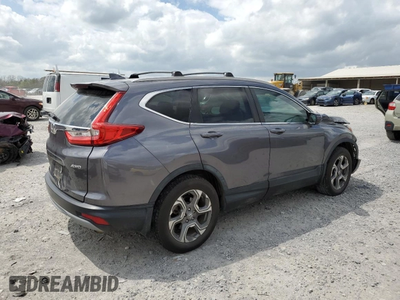 2018 Honda CR-V EX-L with VIN 7FARW2H87JE021642, listed as a Copart auction lot 51574625 with 120,443 mi miles and Salvage Title. Bid and sale history available at carsss.com. Image 3.