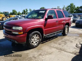 2005 Chevrolet Tahoe LT z VIN 1GNEK13T25R130531, wystawiony jako Copart lot #80667284 z przebiegiem 282 505 mil mil oraz Nie do naprawy • Non repairable. Historia ofert i sprzedaży dostępna na DreamBid. Obrazek 1.