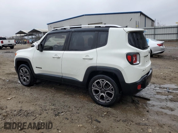 2015 Jeep Renegade Limited with VIN ZACCJBDT6FPC22927, listed as a Copart auction lot 42836765 with 142,787 mi miles and Salvage Title. Bid and sale history available at DreamBid. Image 2.