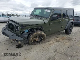 2023 Jeep Wrangler Sport Altitude с VIN 1C4HJXDG5PW648280, выставлен на аукционе Copart как лот 47833835 с пробегом 27 764 миль миль и Списание • Salvage title. История ставок и продаж доступна на DreamBid. Изображение 1.