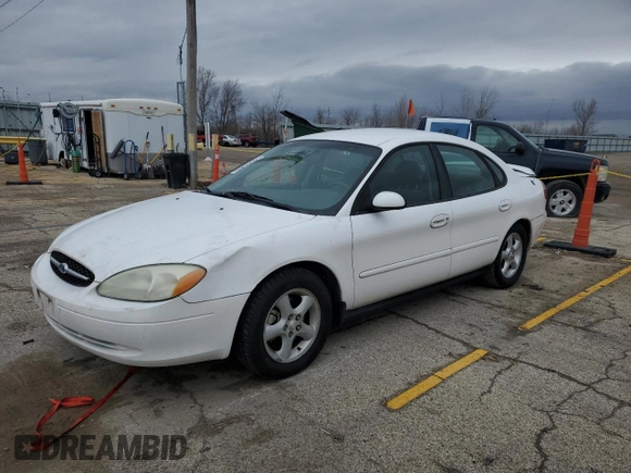 2003 Ford Taurus SES Standard with VIN 1FAFP55U23A123933, listed as a Copart auction lot 50587905 with 191,507 mi miles and Salvage Title. Bid and sale history available at carsss.com. Image 1.