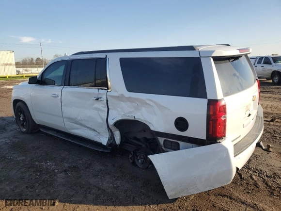 2018 Chevrolet Suburban LS with VIN 1GNSCGKC0JR272245, listed as a Copart auction lot 47000635 with 136,353 mi miles and Salvage Title. Bid and sale history available at carsss.com. Image 2.