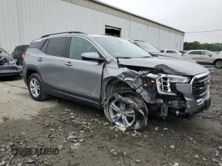 2023 GMC Terrain SLE with VIN 3GKALTEG6PL208923, listed as a Copart auction lot 60535645 with 18,225 mi miles and Salvage title. Bid and sale history available at DreamBid. Image 4.