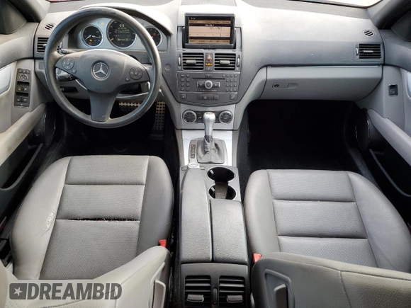 2008 Mercedes-Benz C 300 Sport with VIN WDDGF54X48R033758, listed as a Copart auction lot 59987775 with 125,366 mi miles and Salvage title. Bid and sale history available at DreamBid. Image 8.