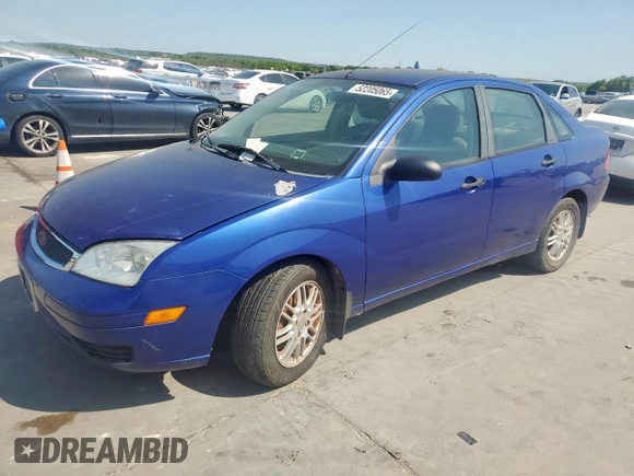 2006 Ford Focus S with VIN 1FAFP34N86W184015, listed as a Copart auction lot 52205065 with 75,967 mi miles and Clean Title. Bid and sale history available at carsss.com. Image 1.