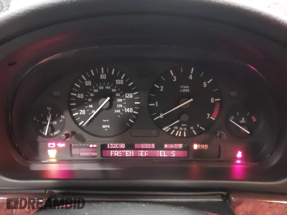 2003 BMW 5 Series 530iA with VIN WBADT63483CK43601, listed as a IAAI auction lot 41808414 with 132,050 mi miles. Bid and sale history available at carsss.com. Image 7.