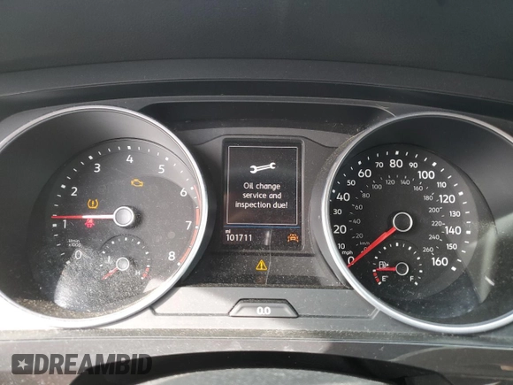 2019 Volkswagen Tiguan S with VIN 3VV0B7AX7KM106090, listed as a Copart auction lot 54771435 with 101,711 mi miles and Salvage title. Bid and sale history available at DreamBid. Image 9.