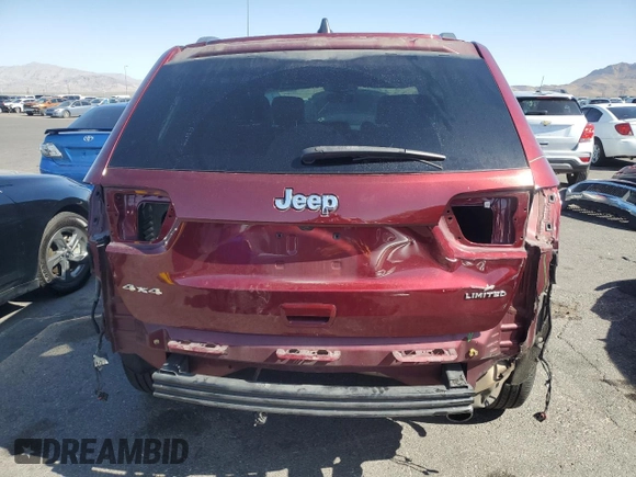 2018 Jeep Grand Cherokee Limited with VIN 1C4RJFBG3JC308622, listed as a Copart auction lot 61691495 with 99,409 mi miles and Salvage title. Bid and sale history available at DreamBid. Image 6.