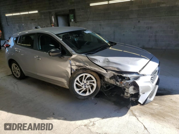 2024 Subaru Impreza with VIN JF1GUABC0R8285271, listed as a Copart auction lot 77423134 with 10,700 mi miles and Salvage Title. Bid and sale history available at carsss.com. Image 4.