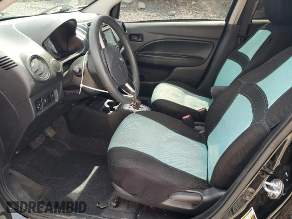 2022 Mitsubishi Mirage ES z VIN ML32FUFJ7NHF08088, wystawiony jako Copart lot #65841524 z przebiegiem 62 289 mil mil oraz Szkoda całkowita • Salvage title. Historia ofert i sprzedaży dostępna na DreamBid. Obrazek 7.