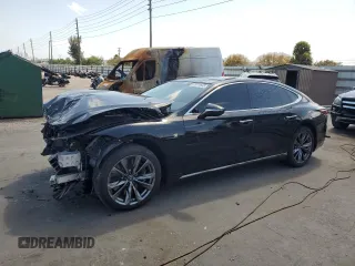 2018 Lexus LS 500 z VIN JTHB51FF7J5002665, wystawiony jako Copart lot #51079665 z przebiegiem 45 037 mil mil oraz Szkoda całkowita • Salvage title. Historia ofert i sprzedaży dostępna na DreamBid. Obrazek 1.