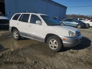 2005 Hyundai Santa Fe GLS with VIN KM8SC73DX5U916249, listed as a Copart auction lot 48339345 with 141,143 mi miles and Salvage Title. Bid and sale history available at carsss.com. Image 4.