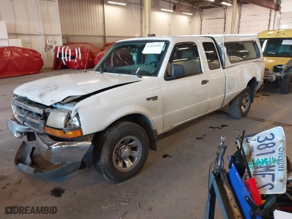 2000 Ford Ranger XL with VIN 1FTYR14V5YPC18149, listed as a IAAI auction lot 41410391 with 127,985 mi miles. Bid and sale history available at carsss.com. Image 17.