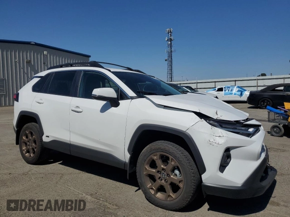 2023 Toyota RAV4 Hybrid XLE z VIN 2T3UWRFV2PW175962, wystawiony jako Copart lot #62761025 z przebiegiem 9 944 mil mil oraz Szkoda całkowita • Salvage title. Historia ofert i sprzedaży dostępna na DreamBid. Obrazek 4.