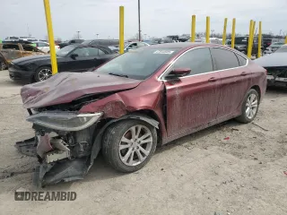 2015 Chrysler 200 Limited with VIN 1C3CCCAB5FN618761, listed as a Copart auction lot 47644505 with 136,155 mi miles and Salvage title. Bid and sale history available at DreamBid. Image 1.