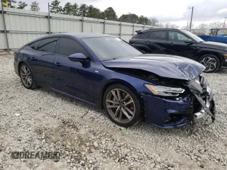 2021 Audi A7 Premium Plus with VIN WAUU2AF2XMN033362, listed as a Copart auction lot 44104065 with 11,708 mi miles and Salvage Title. Bid and sale history available at carsss.com. Image 4.