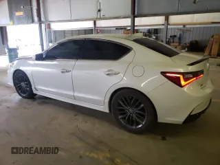 2019 Acura ILX w/Premium/A-Spec Pkg with VIN 19UDE2F8XKA008391, listed as a Copart auction lot 63938363 with 93,870 mi miles. Bid and sale history available at carsss.com. Image 2.
