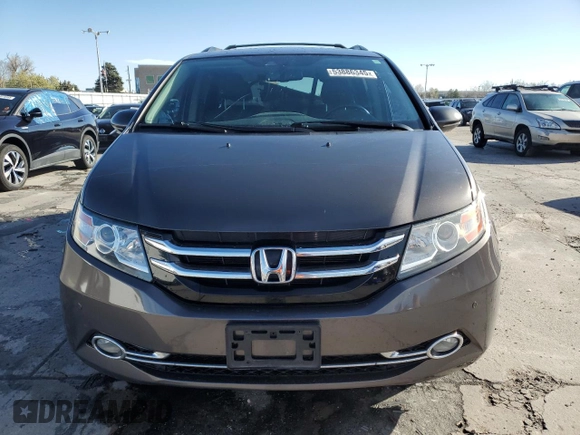 2015 Honda Odyssey Touring Elite with VIN 5FNRL5H94FB037299, listed as a Copart auction lot 53886345 with 109,032 mi miles and Salvage Title. Bid and sale history available at DreamBid. Image 5.