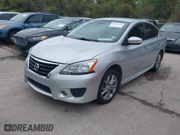 2015 Nissan Sentra SV with VIN 3N1AB7AP8FY293778, listed as a IAAI auction lot 41917141 with 154,388 mi miles and . Bid and sale history available at DreamBid. Image 2.