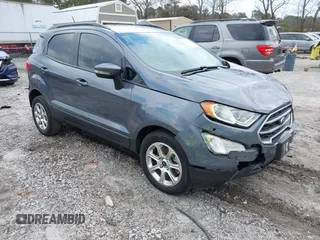 2019 Ford EcoSport SE with VIN MAJ3S2GE2KC263876, listed as a IAAI auction lot 41448236 with 64,988 mi miles and . Bid and sale history available at carsss.com. Image 1.
