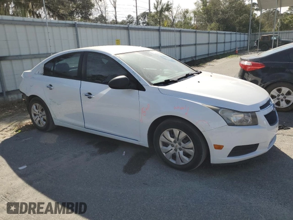 2014 Chevrolet Cruze LS with VIN 1G1PA5SHXE7104160, listed as a Copart auction lot 55236335 with 135,954 mi miles and Salvage Title. Bid and sale history available at carsss.com. Image 4.