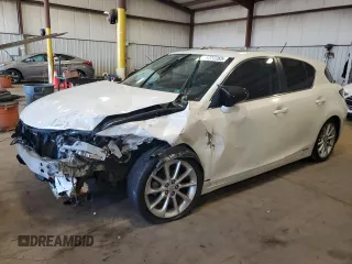 2012 Lexus CT 200h with VIN JTHKD5BH9C2097350, listed as a Copart auction lot 54777765 with 243,899 mi miles and Salvage title. Bid and sale history available at DreamBid. Image 1.