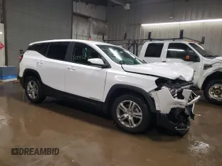 2022 GMC Terrain SLE with VIN 3GKALMEVXNL295534, listed as a Copart auction lot 50086645 with 75,152 mi miles and Salvage Title. Bid and sale history available at carsss.com. Image 4.