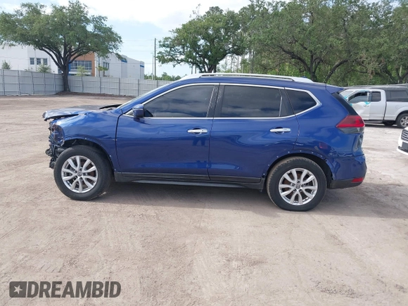 2019 Nissan Rogue SV with VIN JN8AT2MT3KW259937, listed as a IAAI auction lot 42175989 with 155,662 mi miles. Bid and sale history available at carsss.com. Image 14.