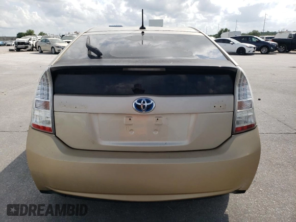 2010 Toyota Prius Four with VIN JTDKN3DU2A1031917, listed as a Copart auction lot 55223805 with 188,228 mi miles and Clean Title. Bid and sale history available at DreamBid. Image 6.