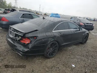 2012 Mercedes-Benz CLS 63 AMG with VIN WDDLJ7EB0CA015681, listed as a Copart auction lot 47734405 with 168,872 mi miles and Salvage title. Bid and sale history available at DreamBid. Image 3.