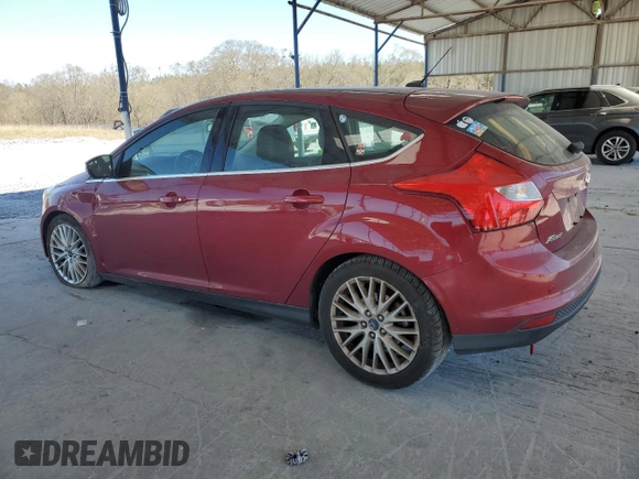 2014 Ford Focus Titanium with VIN 1FADP3N29EL320163, listed as a Copart auction lot 50208655 with 103,715 mi miles and Salvage title. Bid and sale history available at DreamBid. Image 2.
