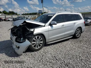 2014 Mercedes-Benz GL 450 z VIN 4JGDF7CE1EA400484, wystawiony jako Copart lot #56415605 z przebiegiem 157 393 mil mil oraz Szkoda całkowita • Salvage title. Historia ofert i sprzedaży dostępna na DreamBid. Obrazek 1.