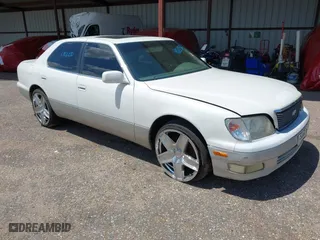2000 Lexus LS 400 with VIN JT8BH28F0Y0167488, listed as a IAAI auction lot 41820518 with 278,656 mi miles. Bid and sale history available at carsss.com. Image 1.
