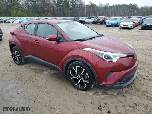 2018 Toyota C-HR XLE with VIN NMTKHMBXXJR011345, listed as a Copart auction lot 44803745 with 96,649 mi miles and Clean Title. Bid and sale history available at carsss.com. Image 4.