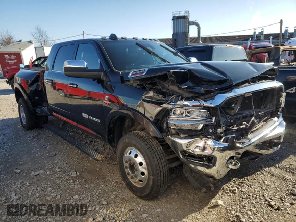 2019 Ram 3500 Longhorn with VIN 3C63RRNL5KG660793, listed as a Copart auction lot 41448534 with 61,347 mi miles and Salvage Title. Bid and sale history available at carsss.com. Image 4.