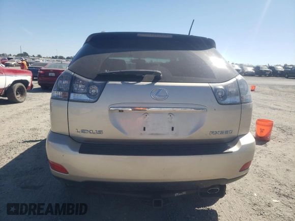 2004 Lexus RX 330 with VIN JTJGA31U240018954, listed as a Copart auction lot 70539794 with 210,874 mi miles and Salvage Title. Bid and sale history available at carsss.com. Image 6.