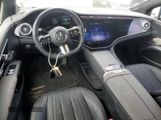 2022 Mercedes-Benz EQS with VIN W1KCG4EB3NA017926, listed as a Copart auction lot 51225244 with 18,669 mi miles and Salvage Title. Bid and sale history available at carsss.com. Image 8.