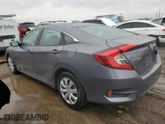 2018 Honda Civic LX with VIN 19XFC2F50JE025120, listed as a Copart auction lot 49809875 with 123,103 mi miles and Salvage Title. Bid and sale history available at carsss.com. Image 2.