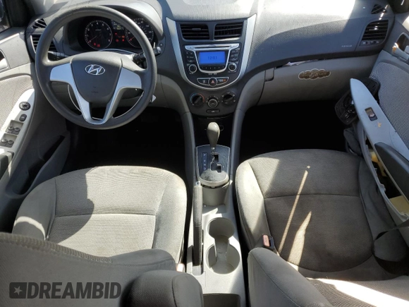 2012 Hyundai Accent GLS z VIN KMHCT4AEXCU052251, wystawiony jako Copart lot #47814005 z przebiegiem 96 057 mil mil oraz Szkody całkowita. Historia ofert i sprzedaży dostępna na DreamBid. Obrazek 8.