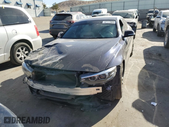 2018 BMW 4 Series 440i with VIN WBA4J5C57JBF07535, listed as a Copart auction lot 47117805 with 59,600 mi miles and Salvage Title. Bid and sale history available at DreamBid. Image 5.