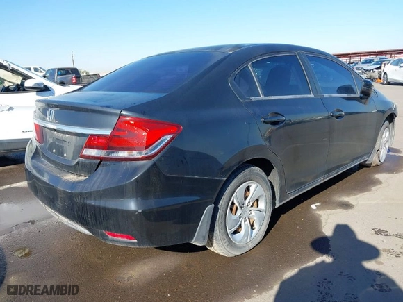 2014 Honda Civic Sedan LX with VIN 2HGFB2F5XEH548773, listed as a IAAI auction lot 40946693 with 115,114 mi miles. Bid and sale history available at carsss.com. Image 4.