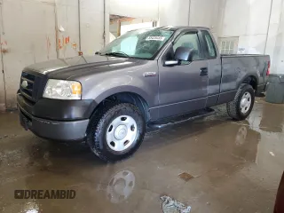 2006 Ford F-150 XL with VIN 1FTRF12276NB44392, listed as a Copart auction lot 55425455 with 80,144 mi miles and Salvage title. Bid and sale history available at DreamBid. Image 1.