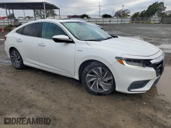 2021 Honda Insight Touring with VIN 19XZE4F96ME009546, listed as a Copart auction lot 48487045 with 60,446 mi miles and Salvage Title. Bid and sale history available at carsss.com. Image 4.