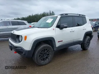2017 Jeep Renegade Trailhawk с VIN ZACCJBCB6HPE79727, выставлен на аукционе IAAI как лот 41851367 с пробегом 90 645 миль миль и . История ставок и продаж доступна на DreamBid. Изображение 22.