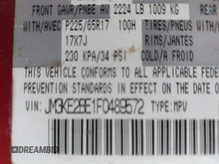 2015 Mazda CX-5 Sport с VIN JM3KE2BE1F0489572, выставлен на аукционе IAAI как лот 42051148 с пробегом 134 405 миль миль и . История ставок и продаж доступна на DreamBid. Изображение 9.